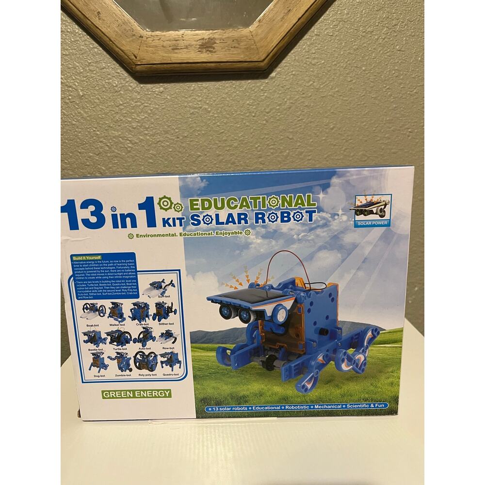 13 and 1  educational solar robot kit NWT
